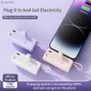 Bancos de energia de telefone celular 10000mAh Mini banco de energia portátil Bateria externa Plug Play Powerbank Tipo C Carregador rápido e eficaz para iPhone Samsung HuaweiL240112