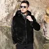 Осень-зима мужская шуба из искусственного норки с лацканами толстые теплые куртки модные мужские экологически чистые пальто из искусственного меха куртки L49 240110