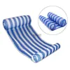 Inne baseny Spashg Dorosły Łóżka Premium Premium Basen Pływający wodoodpał hamak krzesło Stripe Stripe Beach Inflatible Mattress Swim Sprzęt YQ240111