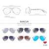 Sonnenbrille Barcur Design Titanyloch Sonnenbrille Polarisierte Männer Sonnenbrille Frauen Pilotverstärker Brillen Spiegelschatten Oculos de Sol