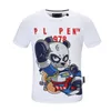 Phillip Plain Summer T-shirts pour hommes T-shirts de créateurs de mode pour hommes Tops qp Lettre broderie Hommes Femmes Vêtements T-shirts à manches courtes S-3XL