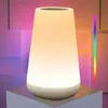 Lampada da tavolo a LED da 1 pezzo, luce notturna a LED touch, ricaricabile tramite USB, luce dimmerabile con telecomando con modalità muti-colore, timer, lampada portatile accanto per camera da letto, soggiorno