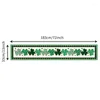 Bordduk Tryckt Mat Praktisk St. Patricks Holiday Decoration High Quality Flax Party Supplies Coasters