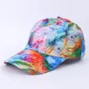 Casquettes de baseball Confortable Tie-Dye Baseball pour hommes et femmes Graffiti Outdoor Sunshade Cap Sunblock Hat