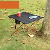 Camp Furniture Yunnanzhong Aluminum Folding Table 6061 Portable Gun Color Outdoor Leisure Supply Drop Delivery Otxfm