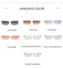 Nya män solglasögon Rimless Diamond Cut Edge Fashion ins net Red Samma solglasögon kan matchas med myopia optisk grossistdesigner Eyegl
