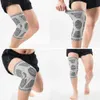 Pads 1pair Silicone Full Knee Brace Strap Patella Medial Support Knee Compression Sleeves Protection Sport Pads Running Basketball