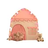 1.35M Draagbare Kinderen Tent Speelgoed Kinderen Opvouwbare Tenten Baby Speelhuis Grote Meisjes Roze Prinses Kasteel Kinderkamer Decor geschenken 240110