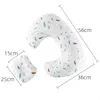 Baby Pillow Cotton born Breastfeeding Pillow Soft Baby Learning Pillow Multifunctional Anti-spit U-Shape Pillow 240111