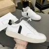 Herrskor designer Vejaon franska skor campo kvinnor läder sneakers män v-90 läder casual skor v sneakers fashionabla lyxskor tjocka ensam löpskor