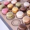 Baking Tools 4 PCS Macaron Mats Silicone Sheets With Size Guiding Circles For Perfect Macarons & Cook