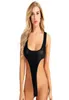 Women039s Sheer Swimsuit Swimewear High Cut Thong Leotard Swimming Suit One Piece See Through Lingerie Deep Scoop Neck Bodysuit2728538