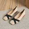 2024 Spring Designer Women Shoes New Bow Beige Black Low Heel Square Head Shallow Mouth Single Shoes 36-41