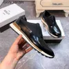 Berluti Mens Leather Sneakers Top Berluti New Mens Calf Leather Fabric Splice Low Top Sports Shoes Patina Ancient Dying Casual RJ