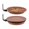 Other Bird Supplies Hummingbird Drinker Hanging Feeders For Outside Foldable 90° Food Water Bowl Feeding Trays D0LD