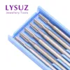 Utrustning 6st Tyskland F38 Gradient Tooth Burs Sliphuvud Träkärnan Mirco Carving Crafts Drill Bit Gold Silver Jewelry Making Tools Tools