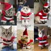 犬アパレルペット猫クリスマス服冬の温かい衣装面白いサンタクロースドレスアップethet