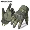 Sports Cycling Gloves Touch Screen Bike Hiking Tactical Riding Army Motorcycle Non-slip PU Leather Full Finger Bicycle Glove Men 240111