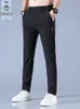 Broek Heren Zomer Ijs Zijde Casual Recht Los Elastisch Dunne Stijl Sneldrogend Jeugd Sport Ademend 240111