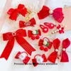 Hair Accessories Velvet Hairpin No Fading Bow Pattern Girl Handmade Clip Fine Workmanship Fabric