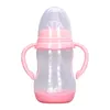 Baby Bottle Cleaner 3 pièces biberon 240 ml col large Silicone ergonomique auto-adhérence biberon pour bébé né bébé alimentation 240125