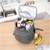 Laptopa plecak plecak duży notebook komputerowy lunch piknik fajny i ciepły poinformowany torba 18L Travel Business Food Outdoor BEV DH8PL