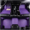 Tapis de sol Tapis Dooddryer Voiture personnalisée pour A4 A5 A6 Sq5 Rs4 Rs6 Rs7 Rs5 A8 A7 Q3 Q5 Q7 S3 S5 S6 S7 S8 R8 TT A1 A3 Style de pied Dro Dhmfn