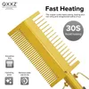 QXXZ Bigodino per capelli lisci Doppia testa Professionale Beauty Wave Styling Perm Apparecchio LCD Strumento di visualizzazione per la regolazione della temperatura 240111