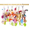 Jouets de dessin animé pour bébé, poussette de lit, Mobile suspendu, Animal hibou lapin, hochets, jouet en peluche pour nouveau-né, jouets pour nourrissons BJ