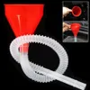 New Long Pipe Refueling Funnel Car Motorcycle Engine Gasoline Oil Funnel Telescopic Extension Detachable Hose Filling Funnels