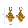 Boucles d'oreilles Genshin Impact Cosplay Albedo, boucles d'oreilles solaires Isotoma fleur pour femme, bijoux à la mode, accessoires de fête, cadeaux