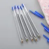 510 pièces 10mm stylos à bille bleu noir en plastique stylo à bille étudiant cadeau école fournitures de bureau longue durée écriture lisse 240111