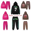 Spider sweats à capuche rose sweat à capuche araignée Young Thug sp5der survêtement 55555 hommes femmes veste web Sweatshirt Spiders 555 lpm taille américaine S-XL OFVS