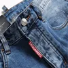 2Designer Jeans viola Uomo Donna High Street Wash denim Bottone con cerniera ricamato Jeans slim a gamba dritta Abbigliamento da strada classico della moda con jeans di lusso # 21