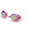 Lunettes de natation pour adultes, Cool et confortables, pour compétition professionnelle, miroir de natation galvanisé coloré, 240111