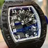 JF Richdsmers Watch Factory Superclone Luxury Miller Swiss z pudełkiem ze stali nierdzewnej Tourbillon Watches Stray