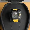 JF Richdsmers Watch Factory Superclone Fantastyczny R H R D Luksusowy Super Style Męski nadgarstki RM11 RM1103 IXPI Designer Wysokiej jakości Black Bezel dla mężczyzn