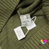 Suéteres para hombres 2023FW KAPITAL Cross Sweater Hombres Mujeres Dañado Diseño KAPITAL Jerseys Cu Hole Green Punto Crewne Long Sleeveyolq