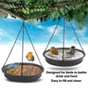 Other Bird Supplies Outdoor Feeder Durable Leak-Proof Easy Filling Bath Tray For Yard Garden Tree Decoration