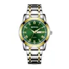 New Watch Men 's Luminous Double Calendar Korean Men's Steel Band Quartz Wristwatch 비 기계적