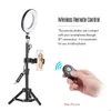 Selfie Lights 6inch Dimmable Masaüstü Led Yüzük Işığı Telefon Tutucu Kamera YouTube Video Live P O OGRAPHY STUDIO DRO DHOE9