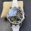 Jf RichdsMers Watch Factory Superclone Tourbillon RD509SQ Handmatig uurwerk Grootte 42 mm Energieopslag voor 70 uur Plastic film koolstofvezel kast saffier