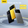 バージョンGlobal Poco X6 Pro 5G MTK Dimenity 8300-Ultra 67Wターボ充電64MPトリプルカメラ120Hz AMOLED 5100MAH