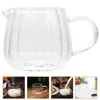 Dinnerware Sets Glass Milk Pitcher Dispenser Coffee Creamer Container Frothing Pitcher(60ml)