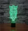 Lampada Tiger 3D Night Light 7 Cambia colore Lampada da tavolo a LED Giocattolo di Natale Regalo Lampada 3D8242811