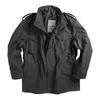 Jaktjackor Taktisk jacka Men US Army M65 Militärfält Huvtrenchockar Casaco Masculino Windbreaker