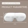 est beheiztes Augenmassagegerät mit Bluetooth-Musik für Migräne, intelligente Airbag-Kompressionsmaske, verbessert den Schlaf, entspannt Belastung, 240110