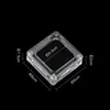 50pcs Acrylic Gem Box White & Black Showcase Gemstone Casket Diamond Display Stand Holder Necklace Storage Organizer Case SN2341