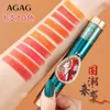 Agag Magic Tencolor Lipstick One Stick 10色ダブルバレルマットリップグロス学生向けの女性メイクアップ240111