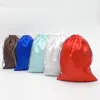 Jewelry 50PCS Satin Bag Silk Drawstring Pouch Packaging Jewelry Hair Gift Cosmetic Watch Shoe Diamond Ring Bead Sachet Custom Logo Print